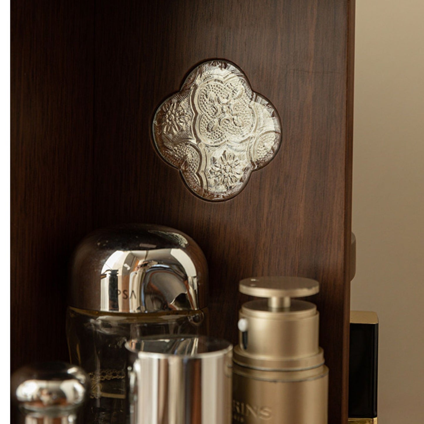 Wooden Rotatable Makeup and Cosmetic Organizer SKU 53008