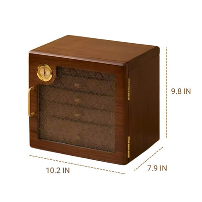 Wooden Jewelry Box Organizer with Drawers and Lock SKU 21166