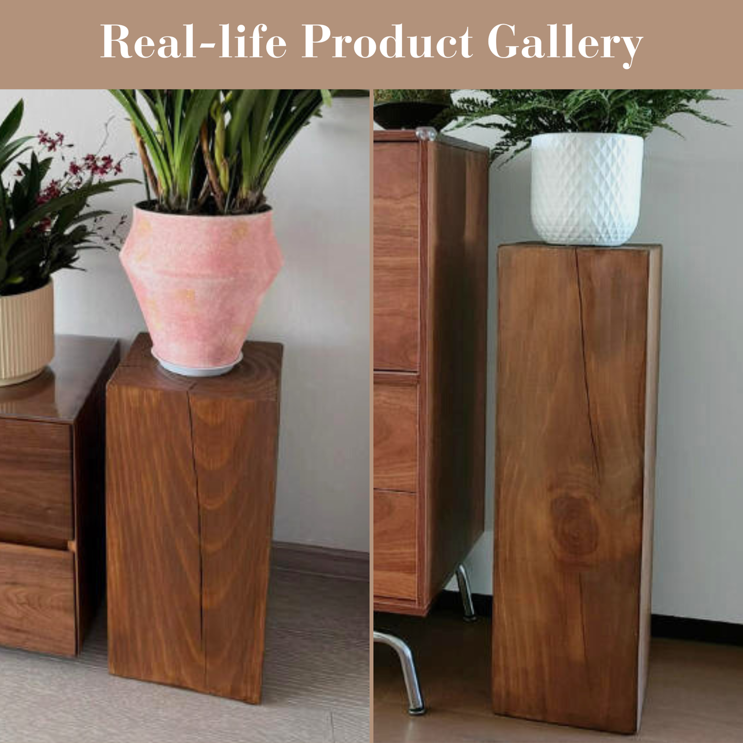 Solid Wood Pedestals Stand Riser SKU 10025