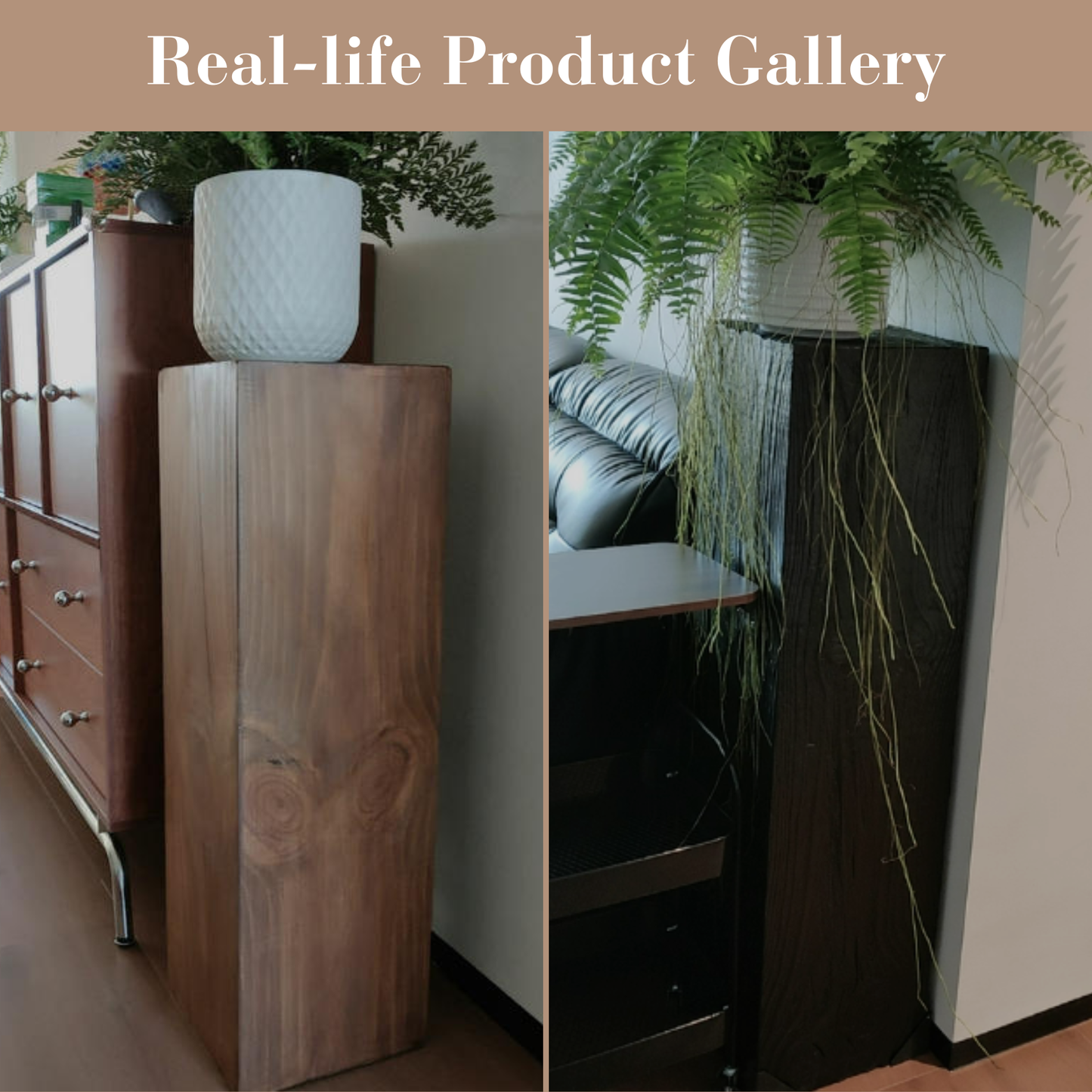 Solid Wood Pedestals Stand Riser SKU 10025