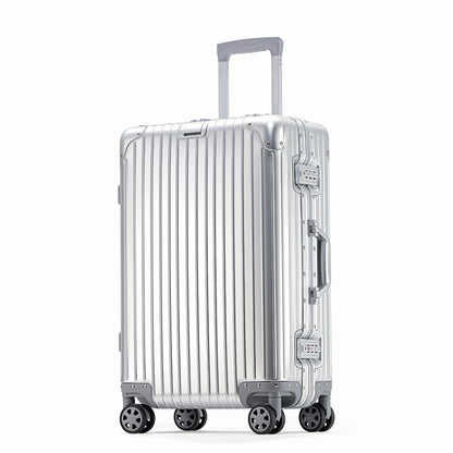 Aluminum Carry-On and Checked Luggage with Spinner Wheels SKU 85009