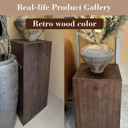 Wooden Pedestal Stand Riser with Hollow Interior SKU 10026