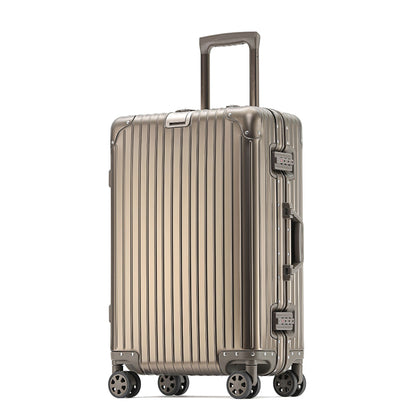 Aluminum Carry-On and Checked Luggage with Spinner Wheels SKU 85009