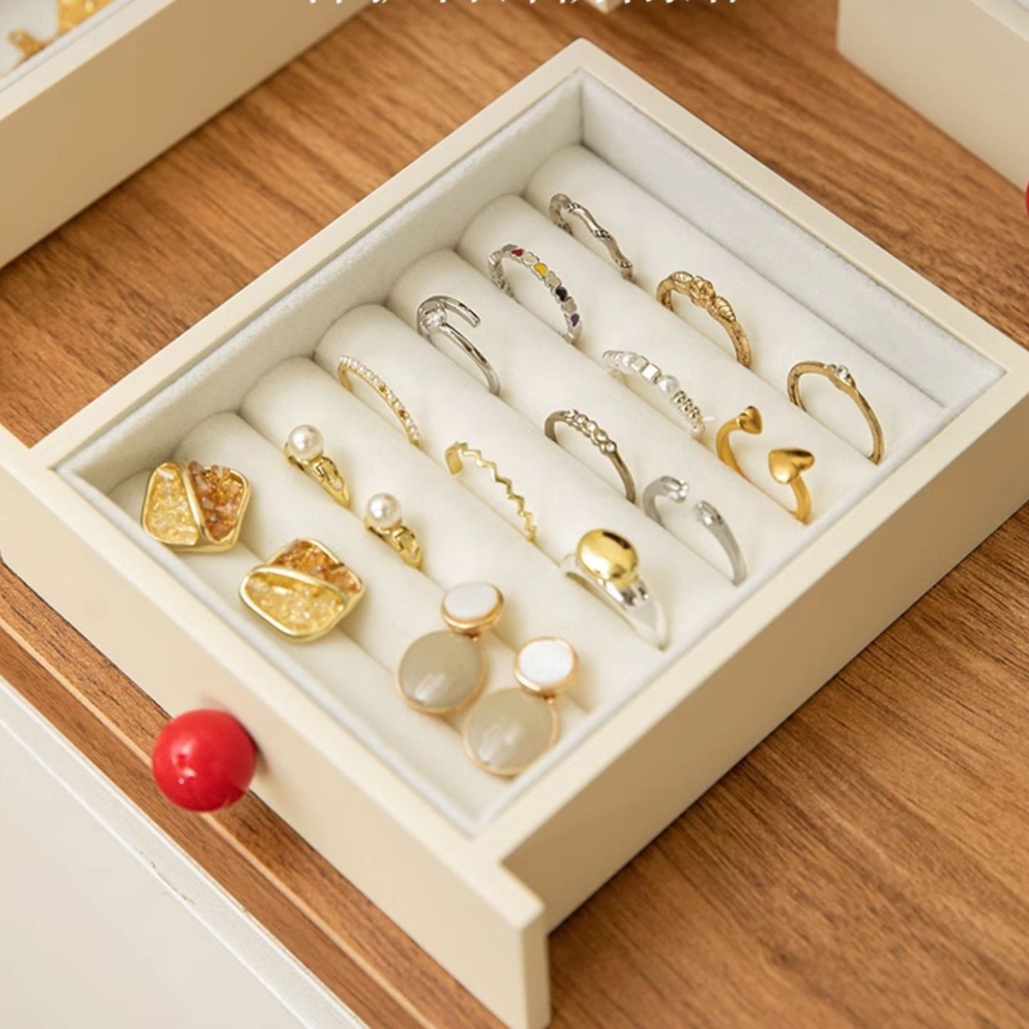 Wooden Jewelry Box Organizer with Drawers SKU 21120