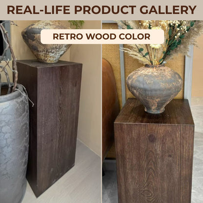 Wooden Pedestal Stand Riser with Hollow Interior SKU 10026