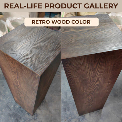 Wooden Pedestal Stand Riser with Hollow Interior SKU 10026