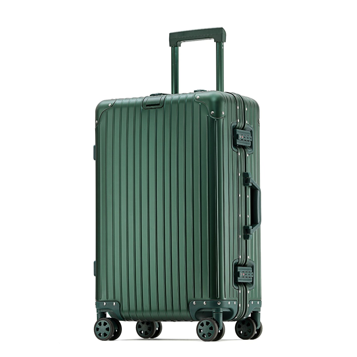 Aluminum Carry-On and Checked Luggage with Spinner Wheels SKU 85009