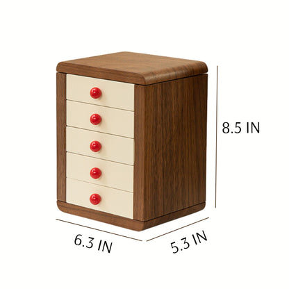 Wooden Jewelry Box Organizer with Drawers SKU 21120