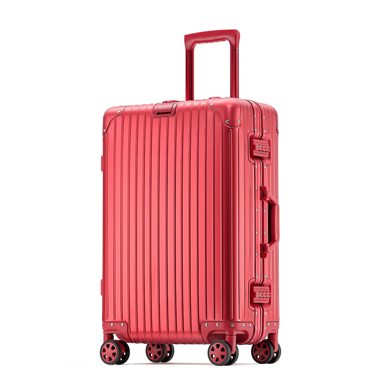 Aluminum Carry-On and Checked Luggage with Spinner Wheels SKU 85009