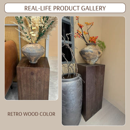 Wooden Pedestal Stand Riser with Hollow Interior SKU 10026