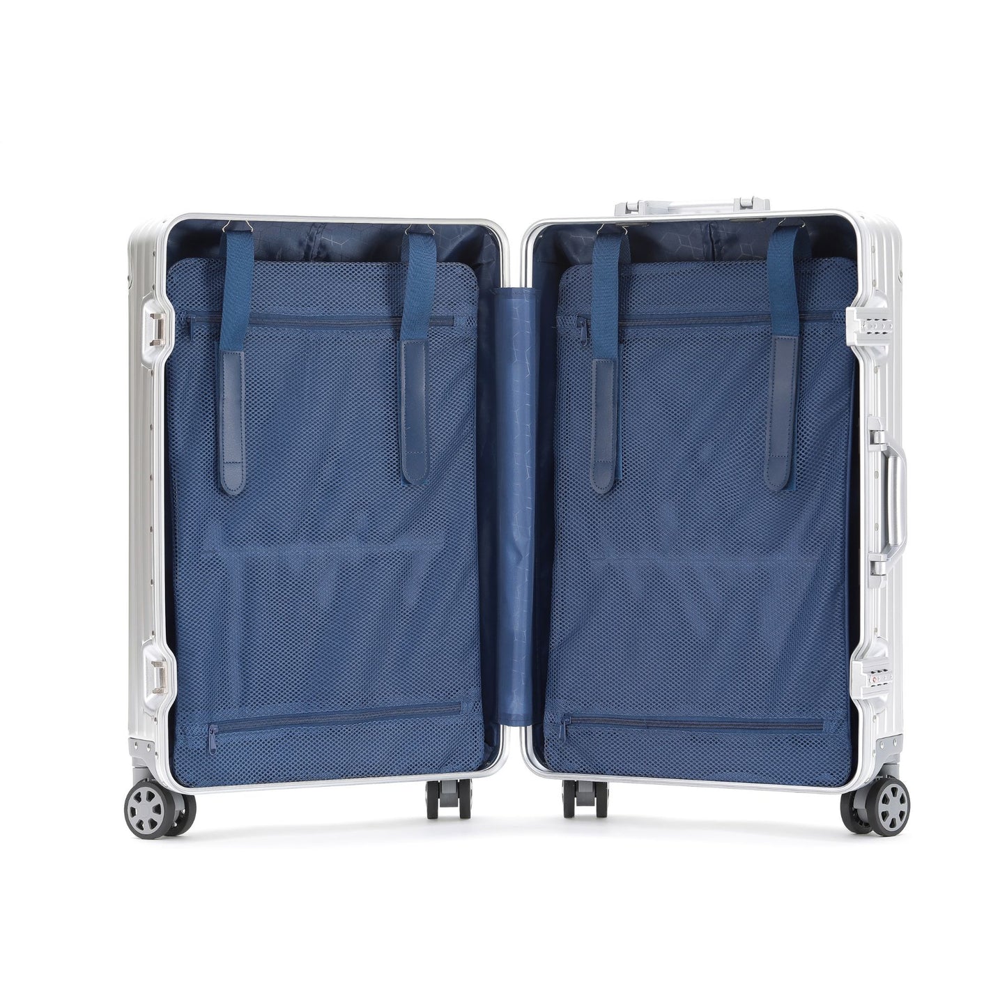 Aluminum Carry-On and Checked Luggage with Spinner Wheels SKU 85009
