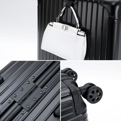 Aluminum Carry-On and Checked Luggage with Spinner Wheels SKU 85009
