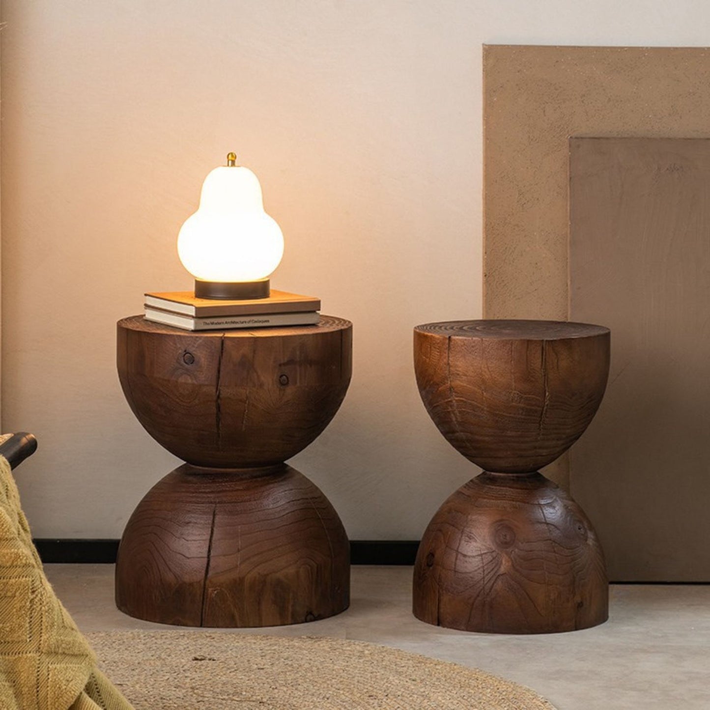 Geometric Solid Wood Pedestal Riser SKU 10029