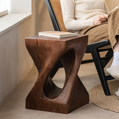 Geometric Solid Wood Pedestal Riser SKU 10029