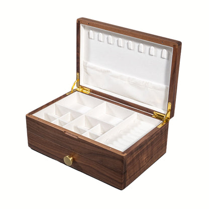 Solid Wood Jewelry Box with Drawer SKU 21122