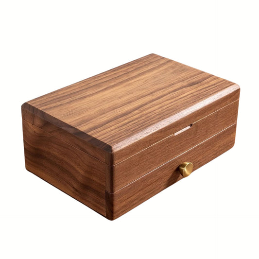 Solid Wood Jewelry Box with Drawer SKU 21122