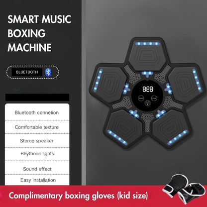 Smart Music Boxing Machine with Gloves SKU 64008