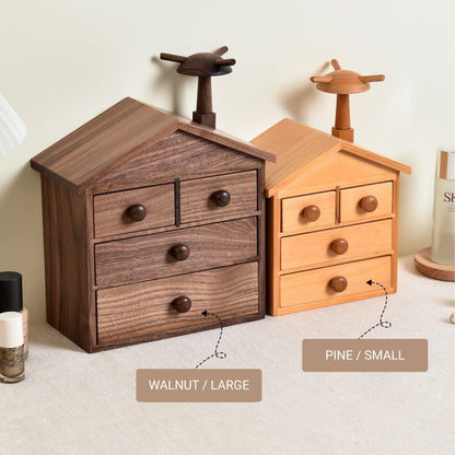 Wooden Jewelry Box Organization with Drawers SKU 21169