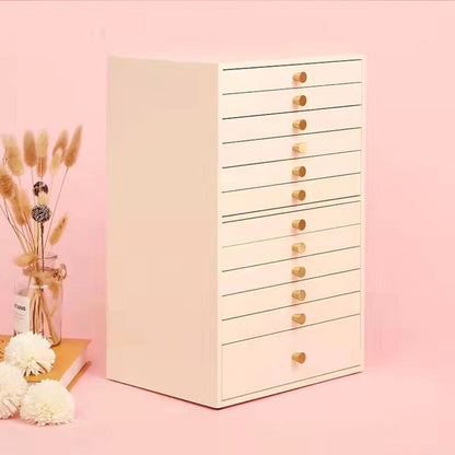 17 Inch Extra Large Wooden Jewelry Box Organizer SKU 21152