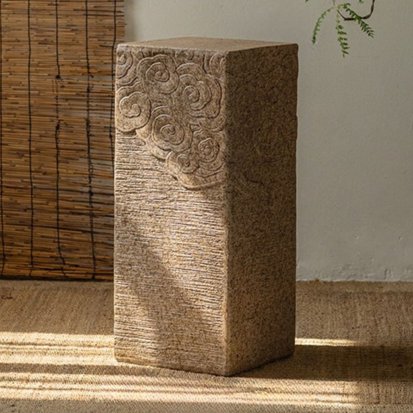 Outdoor Garden Pedestal Stand with Cloud Pattern SKU 10031