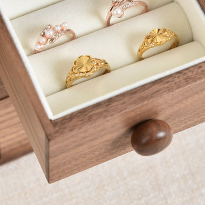 Wooden Jewelry Box Organization with Drawers SKU 21169