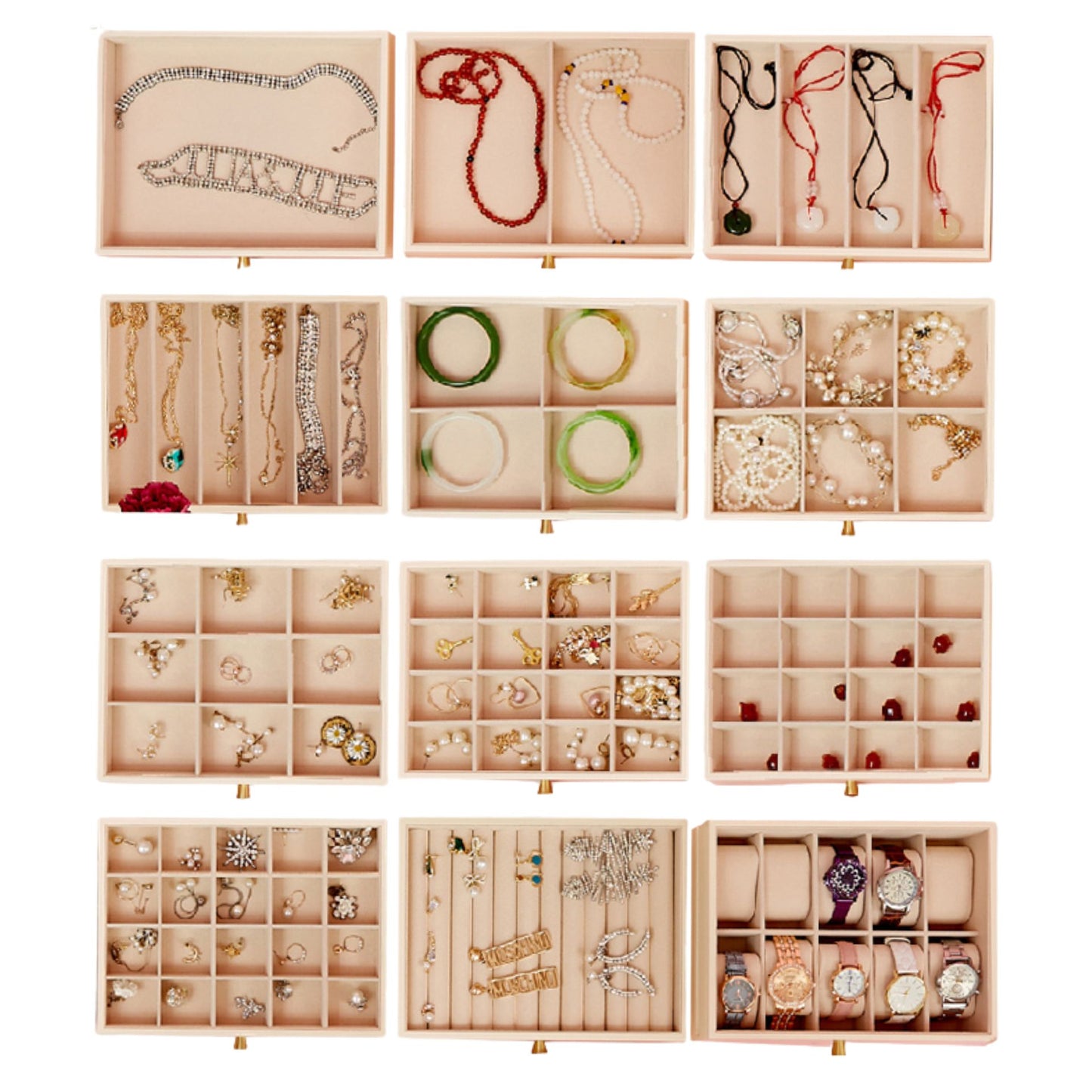 17 Inch Extra Large Wooden Jewelry Box Organizer SKU 21152