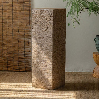 Outdoor Garden Pedestal Stand with Cloud Pattern SKU 10031