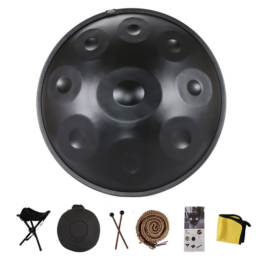 22 Inch 9 Note Handpan Drum in D Minor with Stand SKU 66003