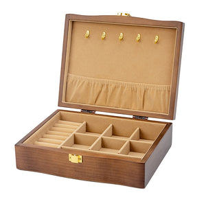 Medium Size Wooden Jewelry Box for Women SKU 21060