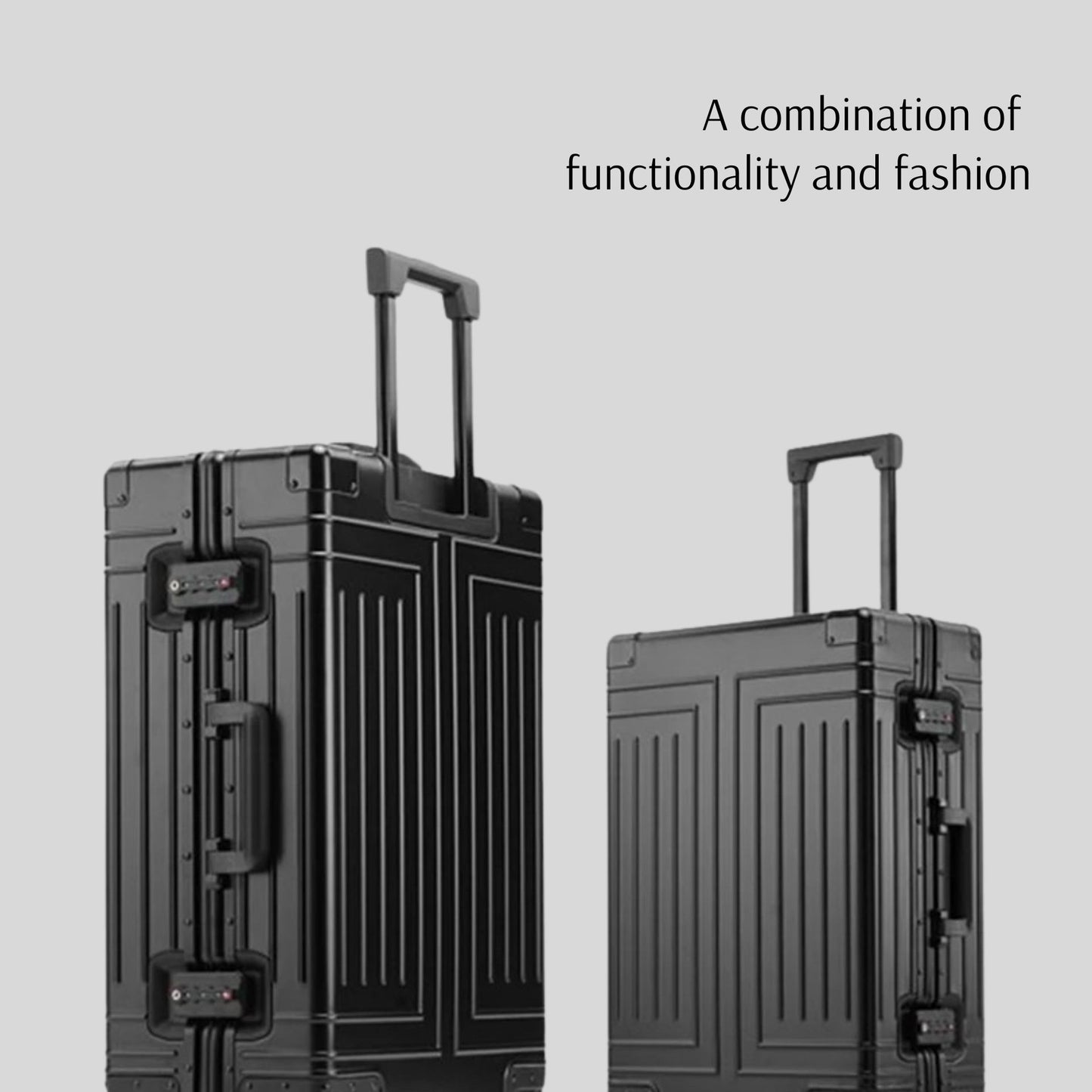 Aluminum Carry-On and Checked Luggage 20/24/28 Inch SKU 85002