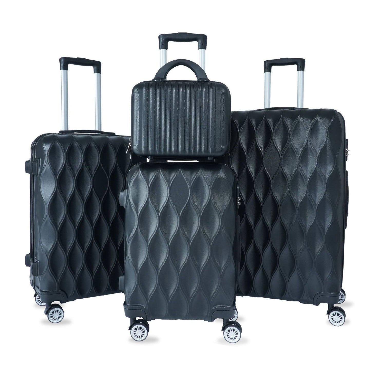 4-Piece Luggage Set with 14 20 24 28 Inch Suitcase SKU 85003