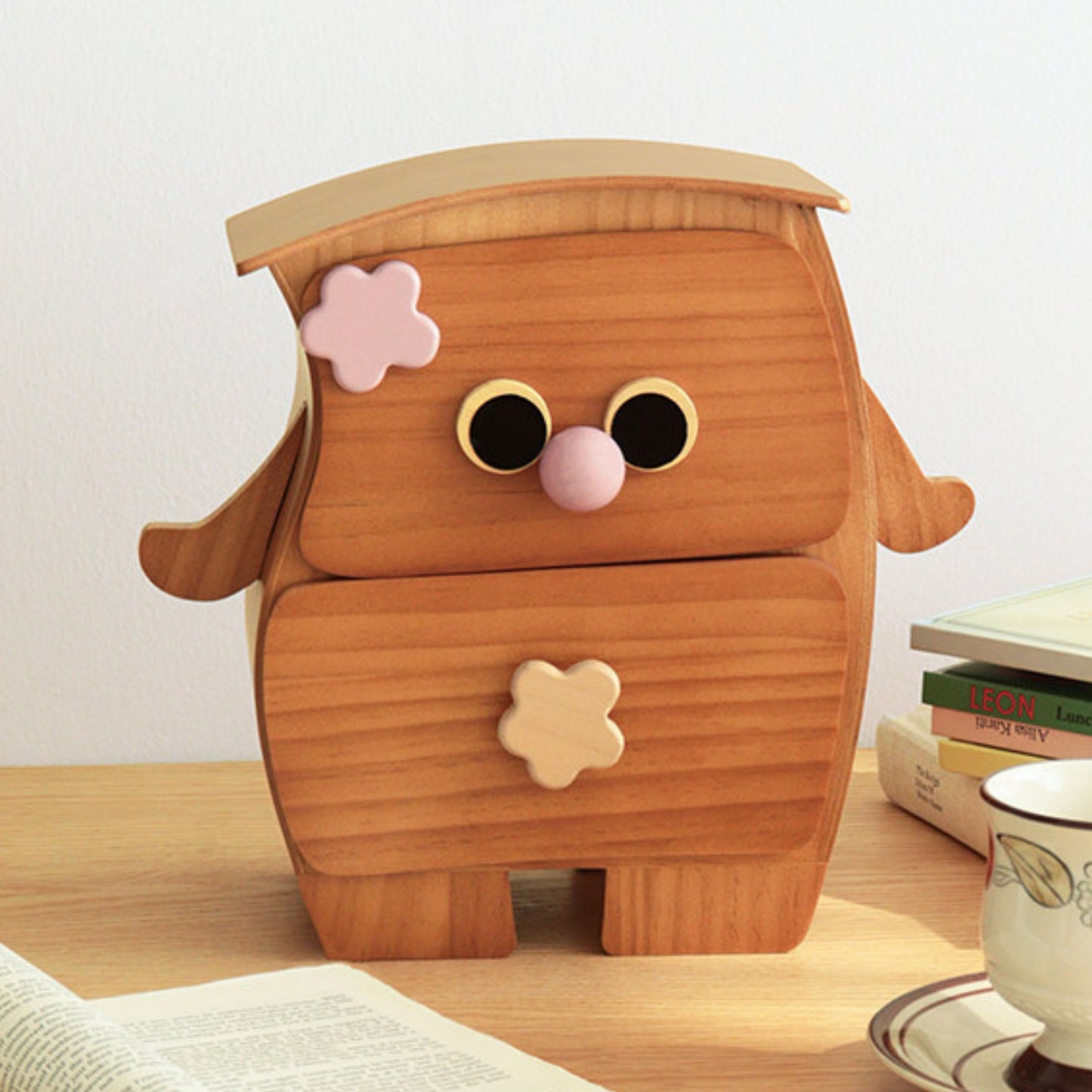Creative Wooden Jewelry Box Organizer with Drawers SKU 21188