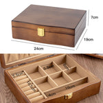 Medium Size Wooden Jewelry Box for Women SKU 21060