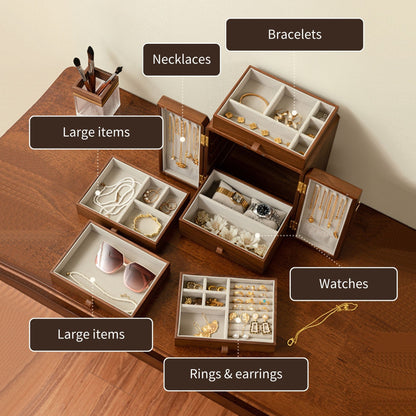 Premium Cabinet Style Wooden Jewelry Box SKU 21116