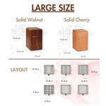 Solid Walnut and Cherry Wood Jewelry Box SKU 21079