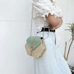 Women's Crossbody Bag Cute Straw Shoulder Bag SKU 83008