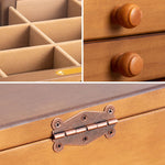 Large Wooden Jewelry Box Organizer for Women SKU 21061