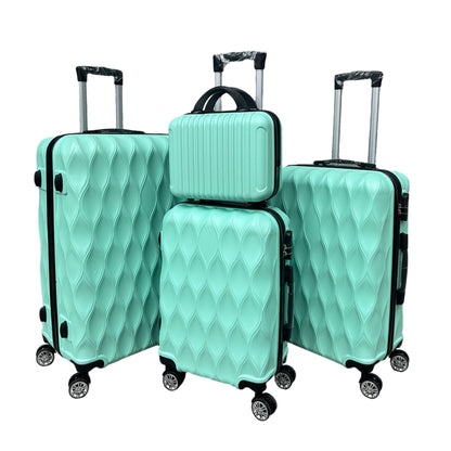 4-Piece Luggage Set with 14 20 24 28 Inch Suitcase SKU 85003