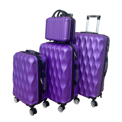 4-Piece Luggage Set with 14 20 24 28 Inch Suitcase SKU 85003