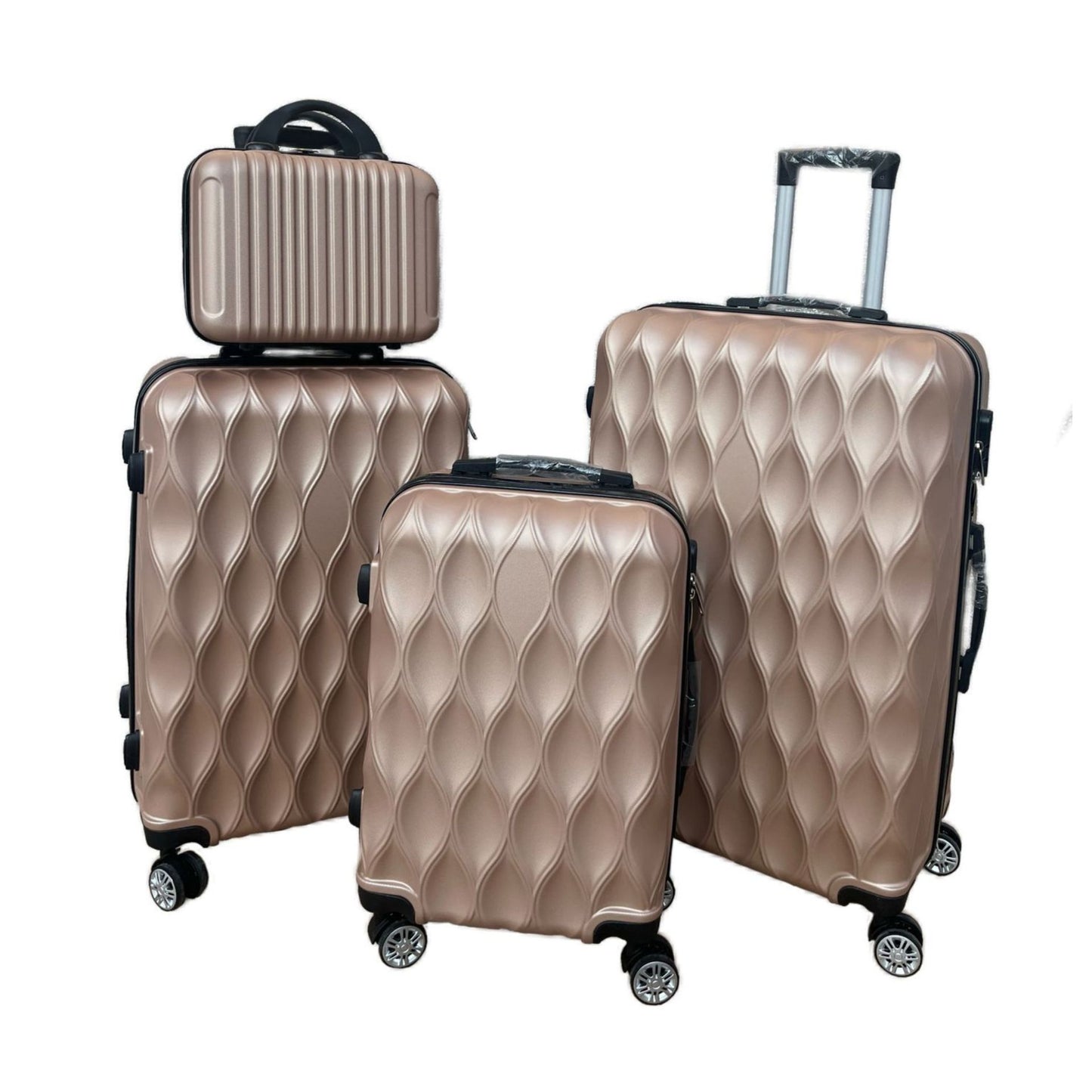 4-Piece Luggage Set with 14 20 24 28 Inch Suitcase SKU 85003