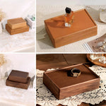 Solid Walnut and Cherry Wood Jewelry Box SKU 21080