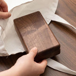 Small Wooden Jewelry Box Organizer for Home and Travel SKU 21062