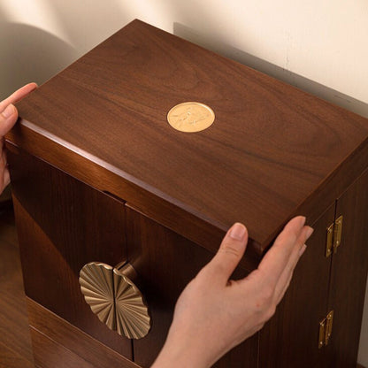 Large Wooden Jewelry and Cosmetic Organizer SKU 21141