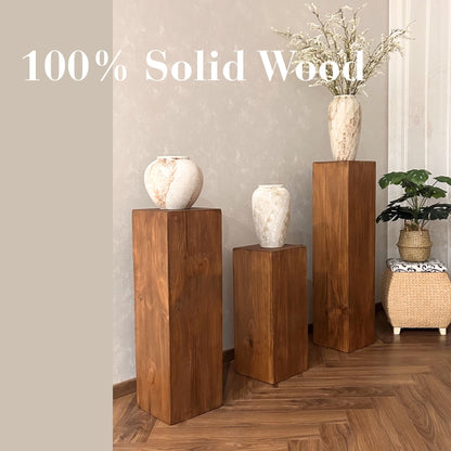 Solid Wood Pedestals Stand Riser SKU 10025