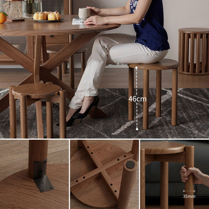 Multifunctional Solid Wood Stool Set SKU 52016