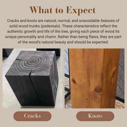 Solid Wood Pedestals Stand Riser SKU 10025