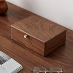 Solid Walnut Wood Jewelry Box for Women SKU 21063