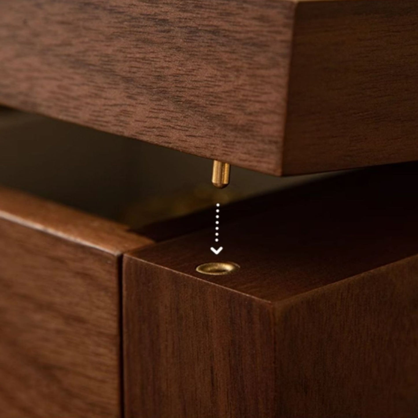 Wooden Jewelry Box with Drawers and Mirror SKU 21142