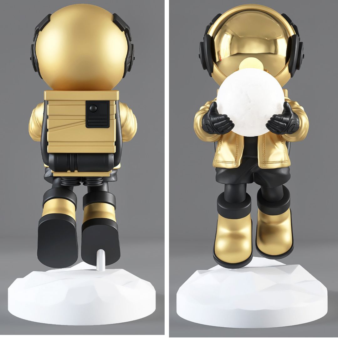 24 to 32 Inch Large Astronaut Figurine Statue Nightlight SKU 10021