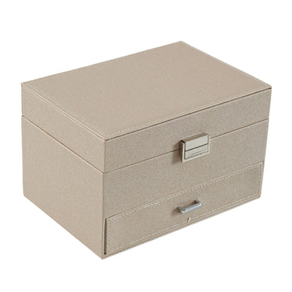 Leather Jewelry Box Organizer with Drawer SKU 21102